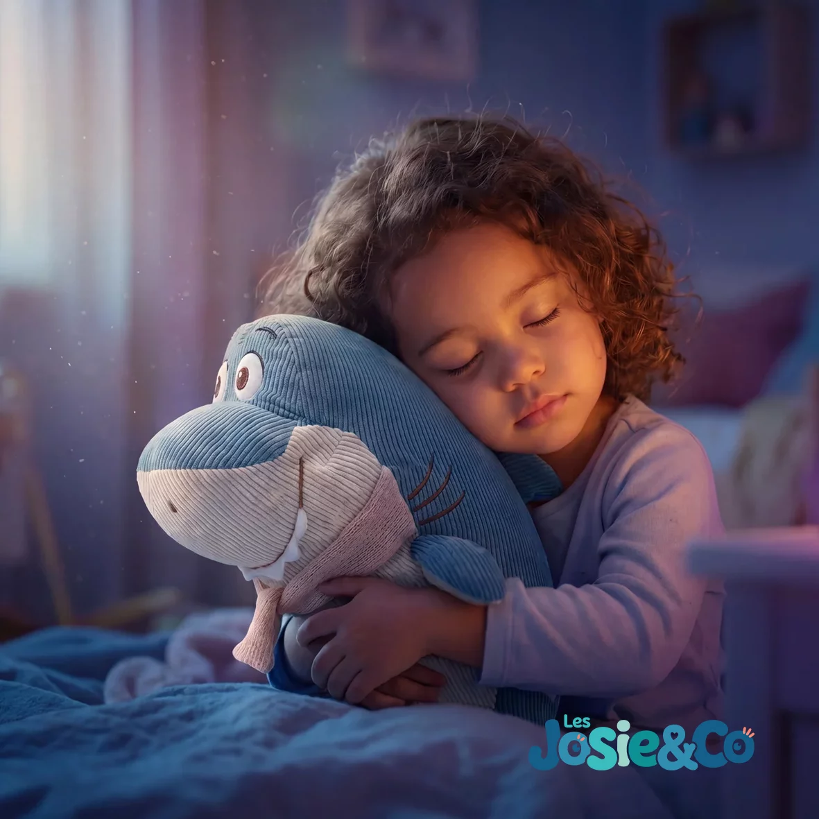 Pascqual le Requin - Peluche artisanale Les Josie & Co - Vue 1