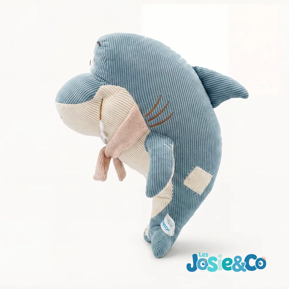 Pascqual le Requin - Peluche artisanale Les Josie & Co - Vue 2