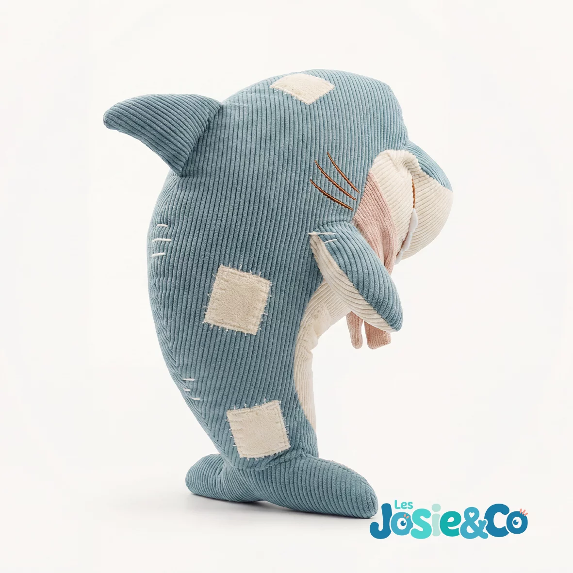 Pascqual le Requin - Peluche artisanale Les Josie & Co - Vue 3